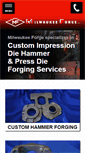 Mobile Screenshot of milwaukeeforge.com
